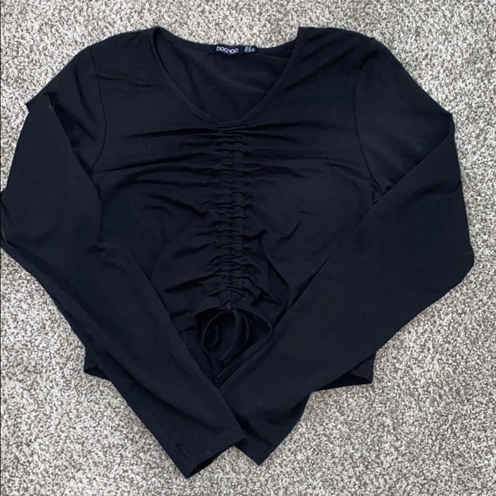Ruched Basic Tee